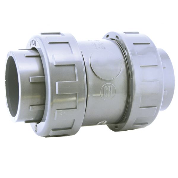 CHECK VALVES DOUBLE UNIÓN SOLVENT SOCKET FPM