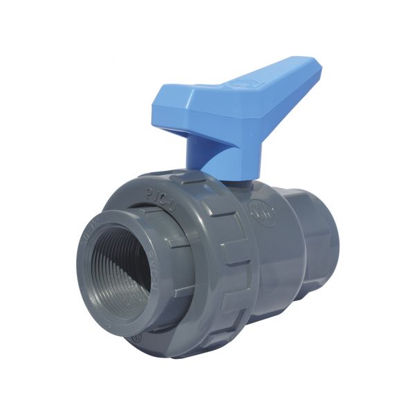 2 WAY BALL VALVE SINGLE UNIÓN MODEL THREAD EPDM